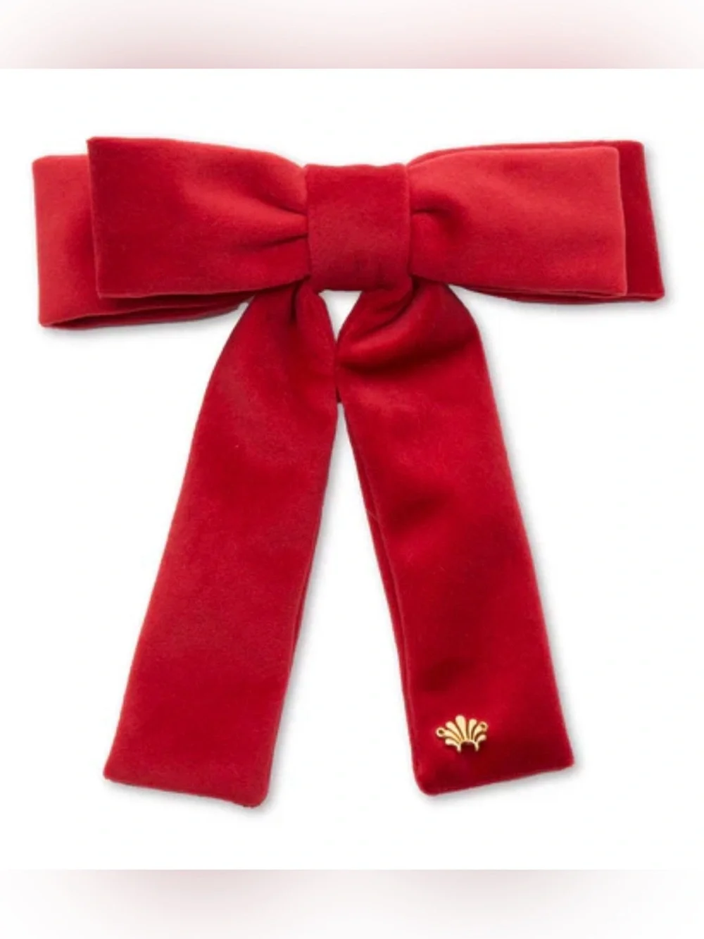 🩶LELE SADOUGHI RED VELVET ANTOINETTE BOW BARRETTE - NEW WITH TAGS COLOR🩶